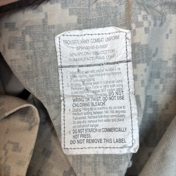 US Army ACU UCP Camo A2CU Combat Aircrew Aviation Flight Pants Trousers Medium - Picture 11 of 12